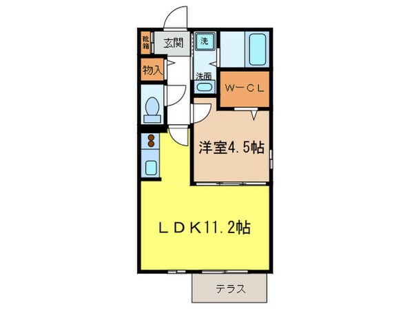 アラシ－ドの物件間取画像